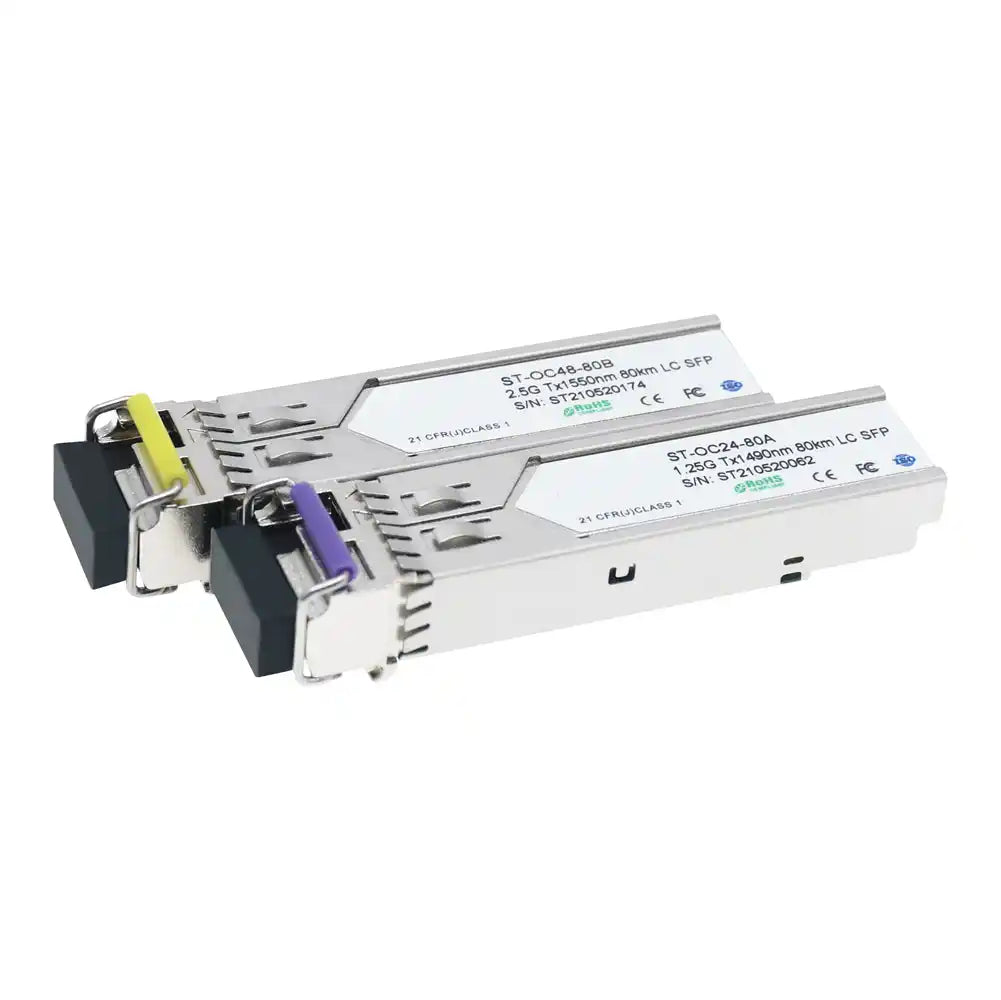 1.25G Tx1490/Rx1550nm 80km SFP Transceiver