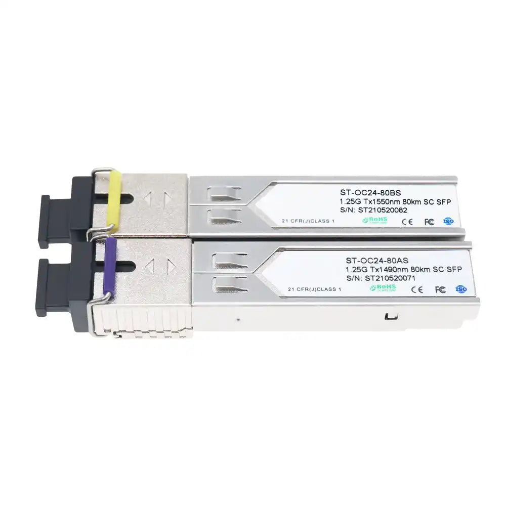 1.25G Tx1550/Rx1490nm 80km SFP Transceiver