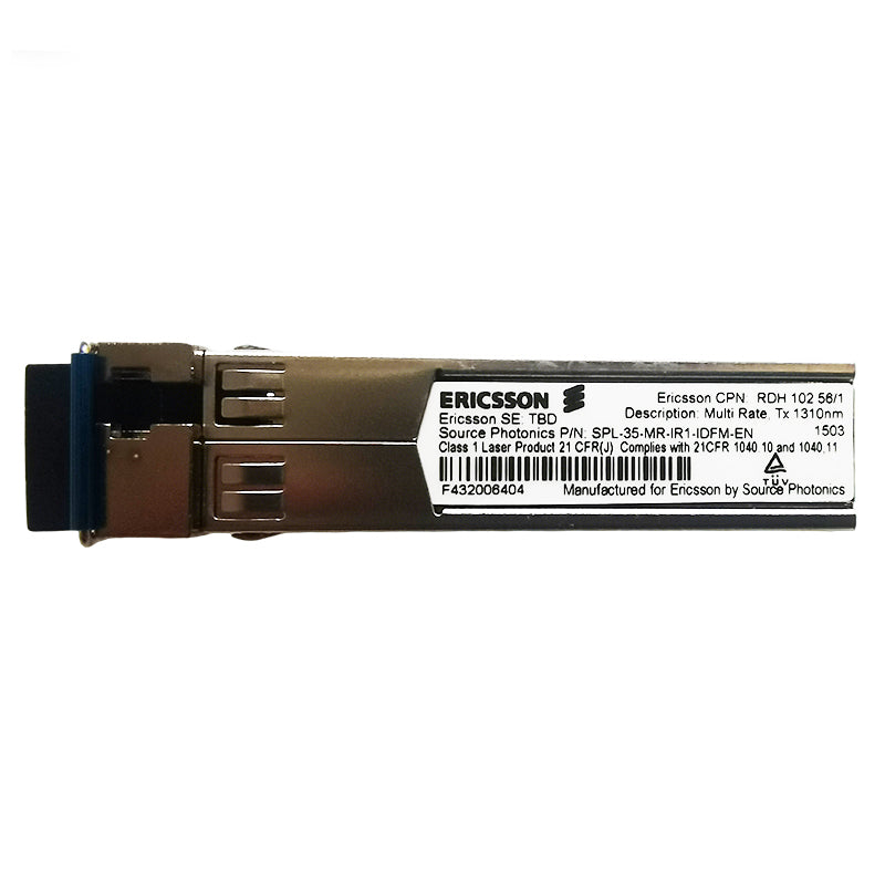Ericsson RDH 102 56/1 (SPL-35-MR-IR1-IDFM-EN) multi-rate SFP optical transceiver