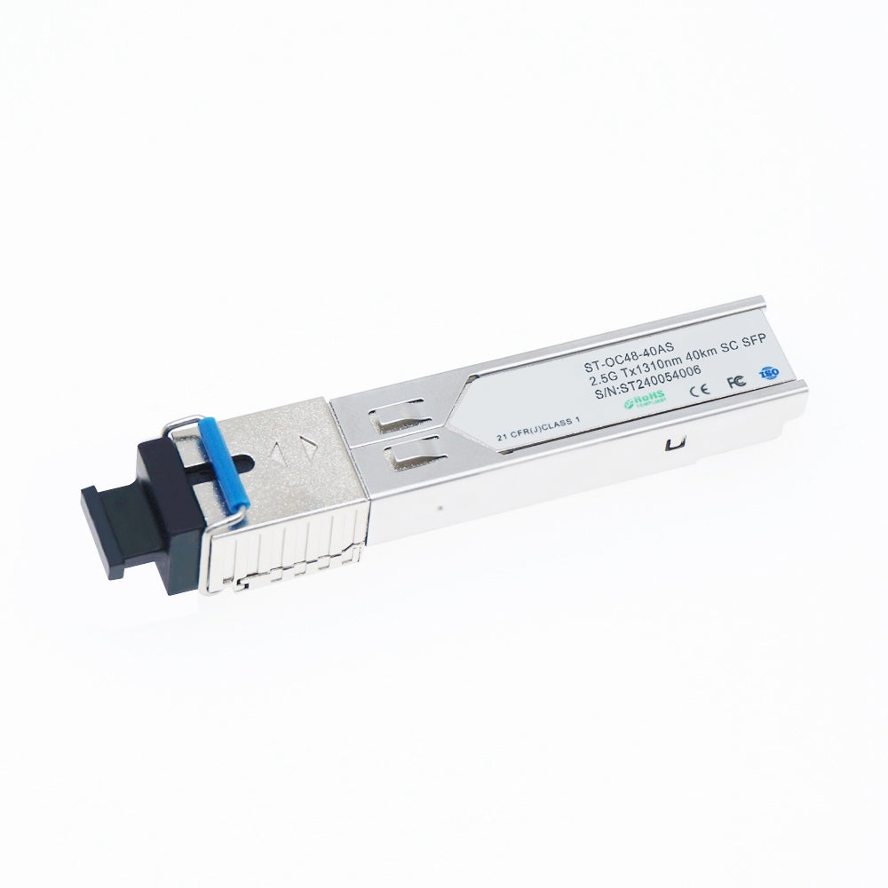 2.488Gbps SFP 1310nm Optical Transceiver, 40km SC Reach