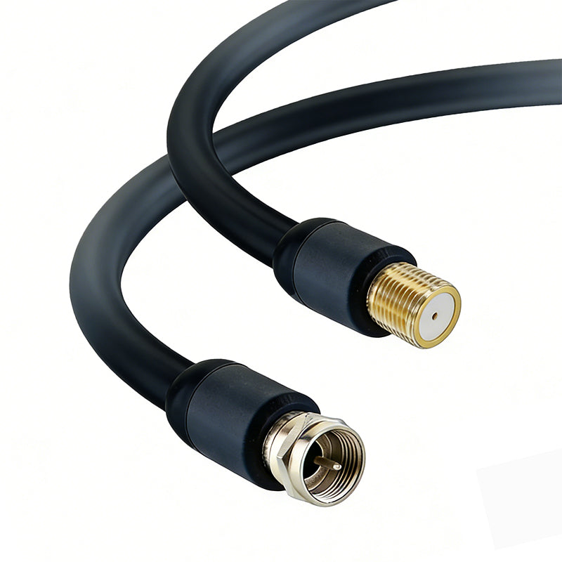 75 Ohm F-Type Male to F-Type Female Coaxial Cable