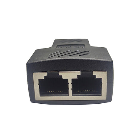 RJ45 CAT5E Shielded 8P8C Network T-Connector Pass-Through Extender