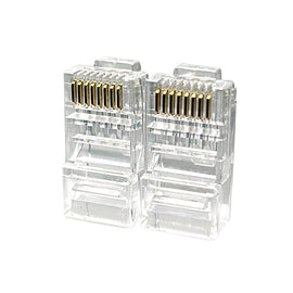 RJ45 CAT6 UTP Unshielded Gold-Plated Network Connector