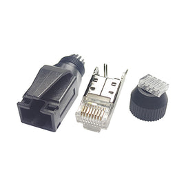 CAT6A Shielded Industrial RJ45 Connector (with Sheath)