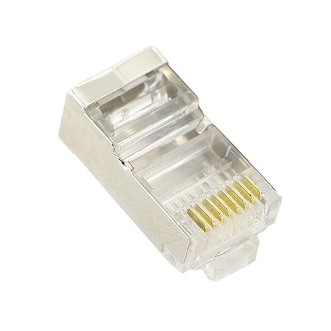RJ45 CAT5E Shielded Gold-Plated Connector