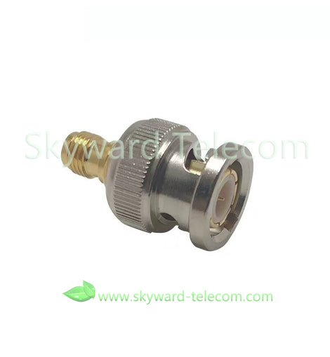 BNC Connector BNC Male to Gold SMA  Coaxial Connector 