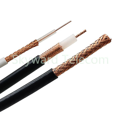 SYV-50-1 Flexible coaxial cable RF line pure copper 50 Ohms