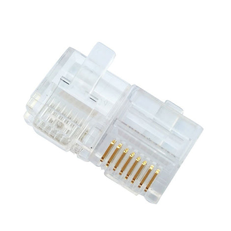 RJ45 8P8C Short-Body Dual-Head Connector