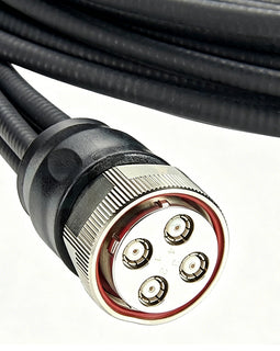 MQ4 Cluster Jumper RF Cable Assembly (1/4" HF, 4.3/10 Male)