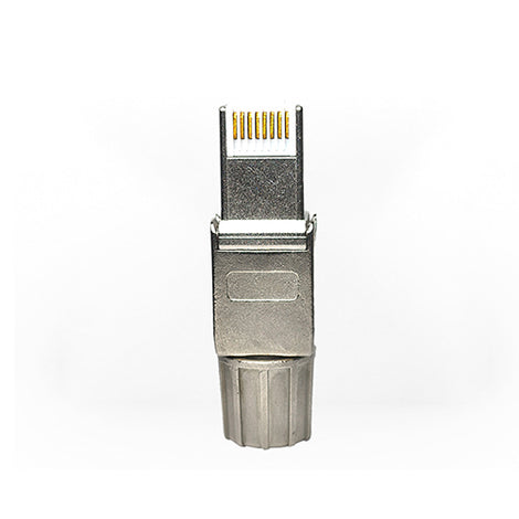 RJ45 CAT7 Shielded Gold-Plated Tool-Free Connector (10Gbps)