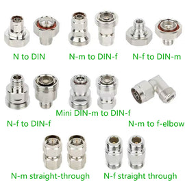 Din type adapter N female to 7/8 male DIN type feeder adapter 1/2 female to 7/16 male New In stock