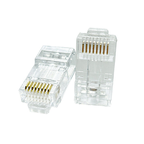 RJ45 CAT6 Unshielded 8P8C Through-Hole Pass-Through Connector (Engineering-Grade)