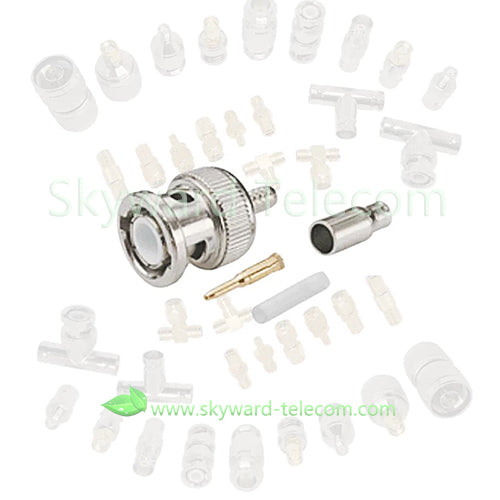 BNC Connector 75 Ohm BNC Male Connector