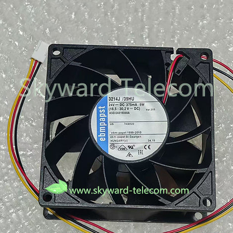 EBMPAPST 24V 3214J/39HU 90X90X38MM 9CM frequency converter Advanced cooling fan