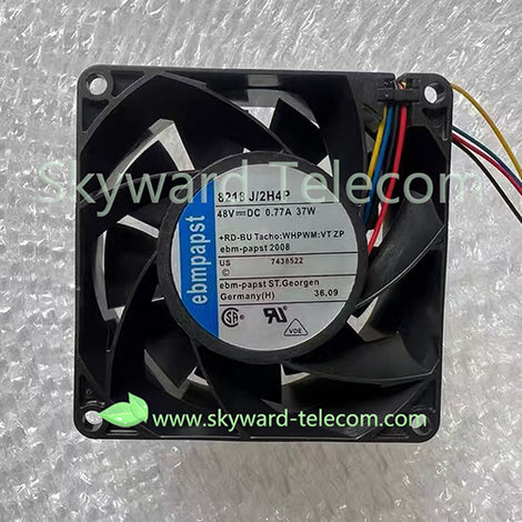 Ebmpapst 8218J/2H4P 48V 0.77A 37W 4wires Cooling Fan