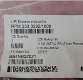 Ericsson RPM 253 0292 Series | Outdoor CPRI FTTA fiber optic cable | DLC/FLX-DLC/FLX-SM-5.0