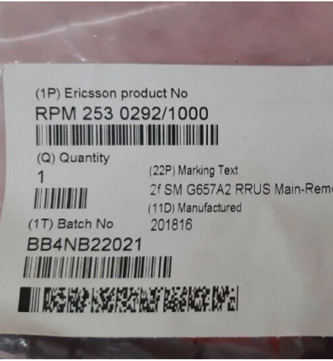 Ericsson RPM 253 0292 Series | Outdoor CPRI FTTA fiber optic cable | DLC/FLX-DLC/FLX-SM-5.0