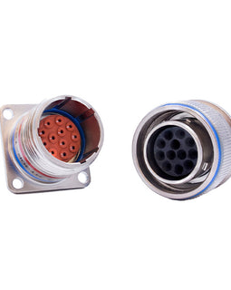 Military Grade Straight Plug Crimp Plug industrial circular connectors
