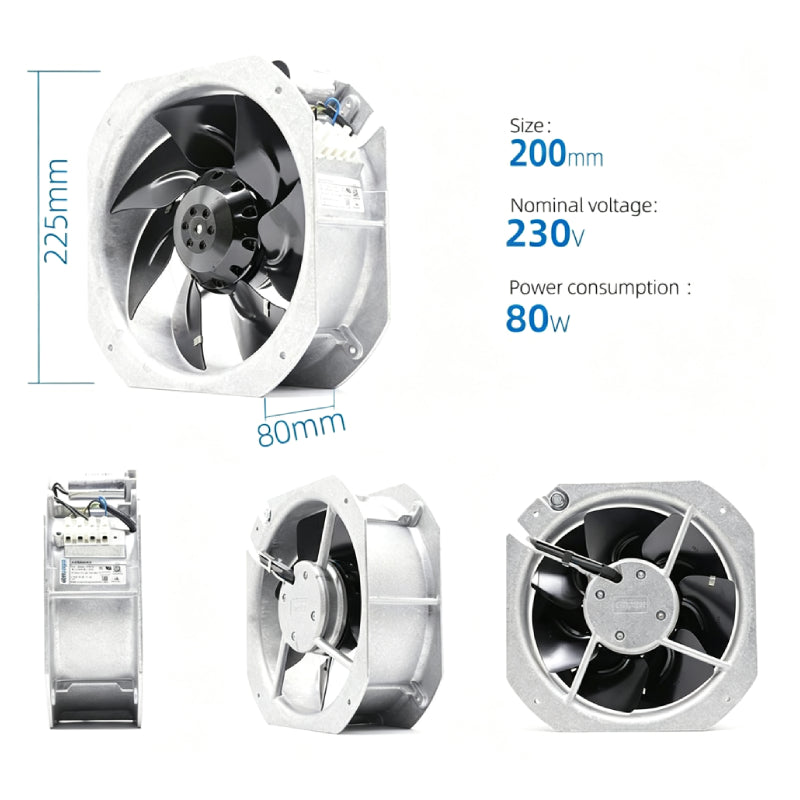 ebm-papst W2E200 Series AC Axial Fan