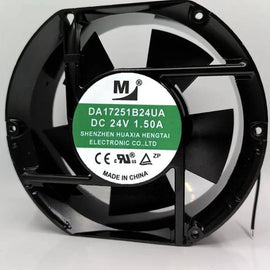 DA17251B24UA DC 24V 1.50A 1.30A 17251 High Air Volume Inverter Cooling Fan