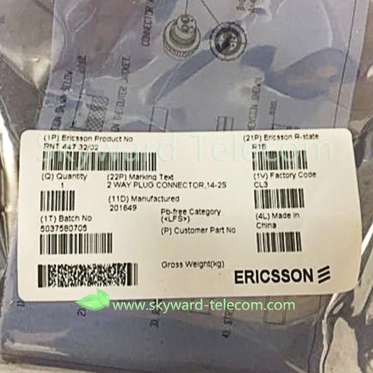 Ericsson RNT 447 32/02 2 Way Plug Connector