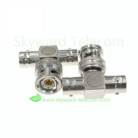 BNC Splitter 1 Male to 2 Female F Type Adapter 3 Way RF Coaxial Connector