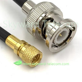  BNC Male to L5 Microdot 10-32UNF Female Adapter 