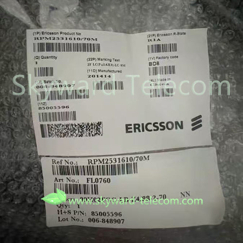 Ericsson RPM 253 3512/70M CPRI FTTA fiber optic cable 70 Meter SM LC-DUPLEX