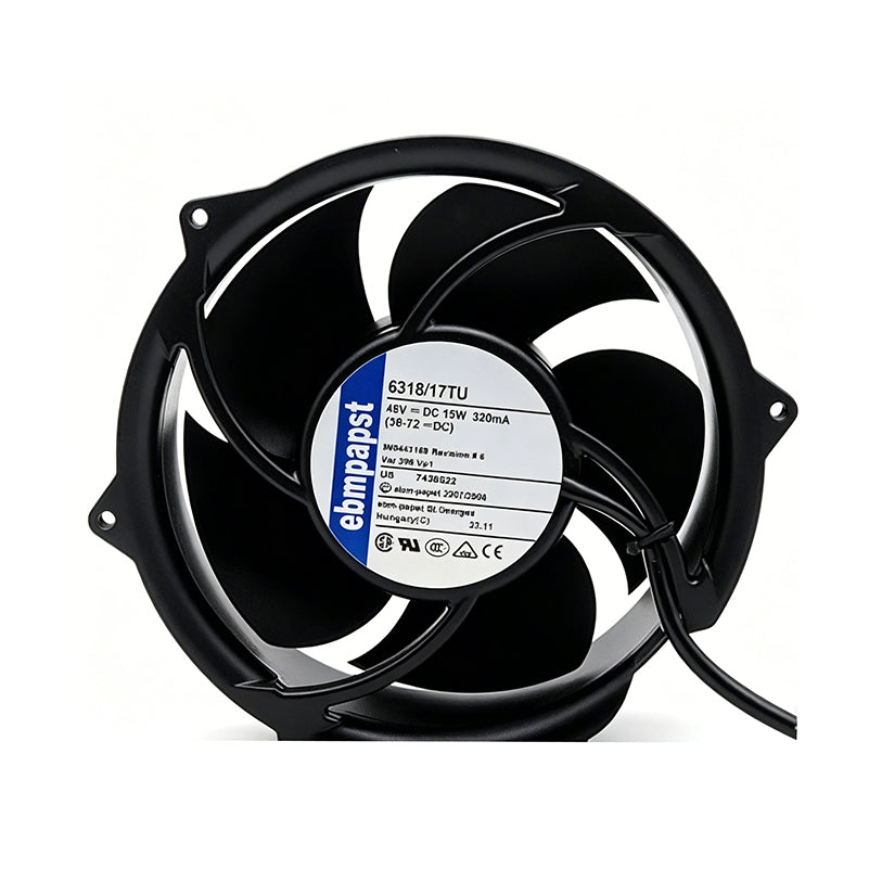 6318/17TU Original Inlet DC48V 15W 5-Wire Cooling Fan