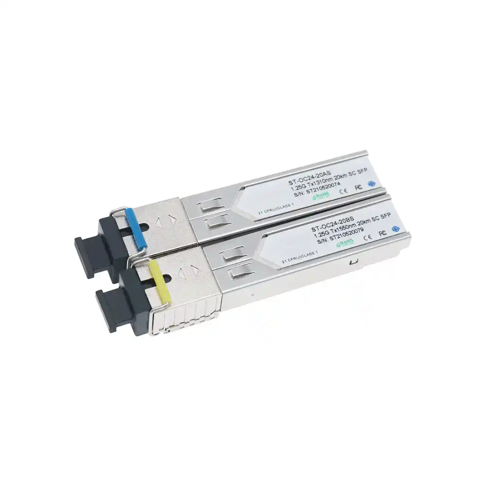 1.25Gbps Tx1550/Rx1310nm 20km SFP Bi-Directional Transceiver