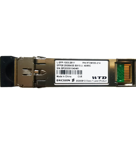Ericsson L-SFP-1003-281/1 (RTXM330-214) 25G BIDI (Bi-directional) SFP28 optical transceiver