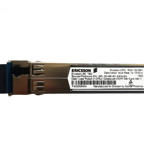 Ericsson RDH 102 56/1 (SPL-35-MR-IR1-IDFM-EN) multi-rate SFP optical transceiver