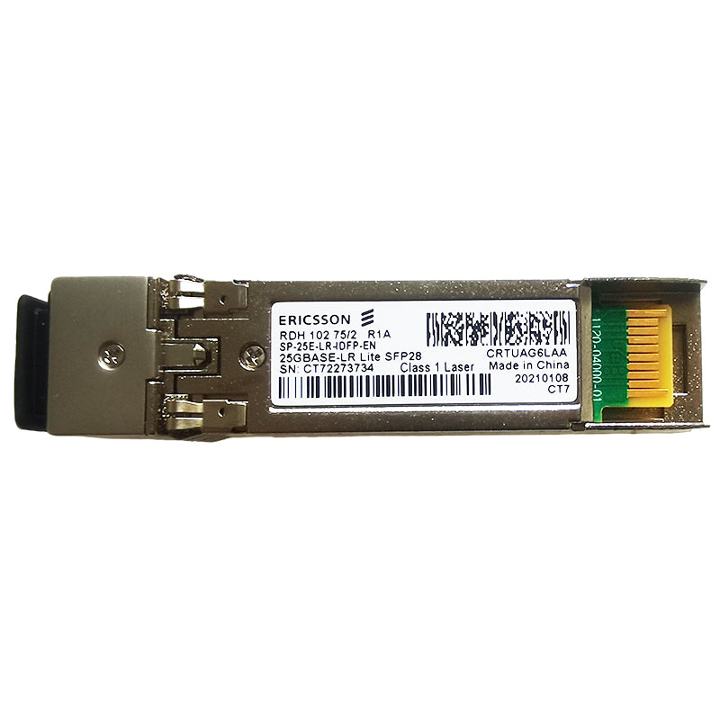 Ericsson RDH 102 75/2 R1A (SP-25E-LR-IDFP-EN) 25G SFP28 optical transceiver