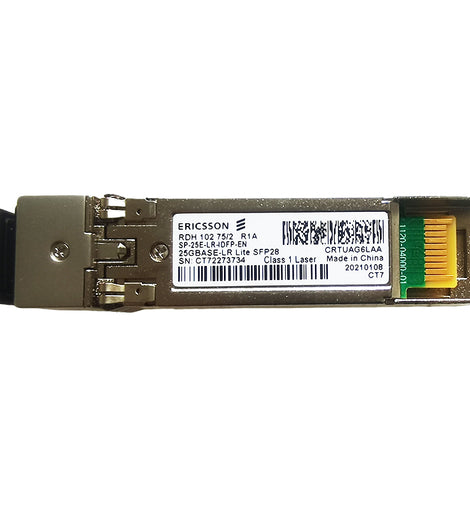 Ericsson RDH 102 75/2 R1A (SP-25E-LR-IDFP-EN) 25G SFP28 optical transceiver