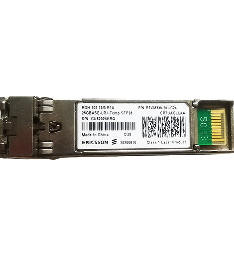 Ericsson RDH 102 75/3 R1A (RTXM330-201-C24) 25G SFP28 optical transceiver