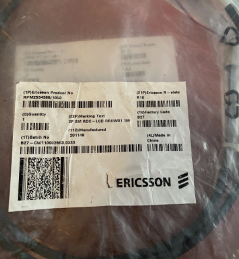 Ericsson RPM 253 4388 Series | CPRI FTTA fiber optic cable | DLC/FLX-ODC/M-SM-5.0