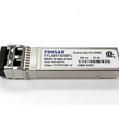 Finisar FTLX8573D3BTL 10Gbps SFP+ short-reach optical transceiver