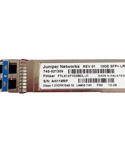 Finisar FTLX1471D3BCL-J1 (Juniper 740-021309) 10Gbps SFP+ long-reach optical transceiver