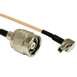HW ZTE 12” modem cable 3G TS9 male RA to F Female pigtail adapter RG174
