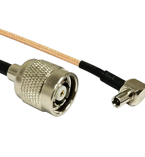 HW ZTE 12” modem cable 3G TS9 male RA to F Female pigtail adapter RG174