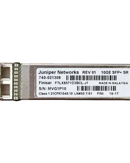 Juniper Network 740-021308 (Finisar FTLX8571D3BCL-J1) 10Gbps SFP+ optical transceiver