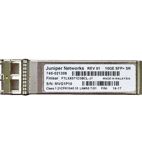 Juniper Network 740-021308 (Finisar FTLX8571D3BCL-J1) 10Gbps SFP+ optical transceiver