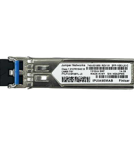 Juniper 740-031850 (Finisar FTLF1318P2BTL-J3) 1Gbps SFP optical transceiver