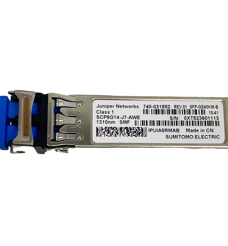 Juniper 740-031852 (Sumitomo SCP6G14-J7-AWE) 1Gbps SFP long-haul optical transceiver