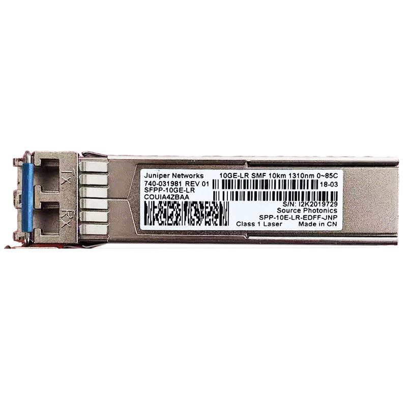 Juniper 740-031981 (Source Photonics SPP-10E-LR-EDFF-JNP) 10Gbps SFP+ long-reach optical transceiver