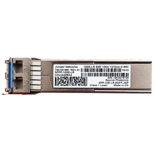 Juniper 740-031981 (Source Photonics SPP-10E-LR-EDFF-JNP) 10Gbps SFP+ long-reach optical transceiver