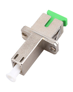 LC-APC Female to SC-APC Female Simplex Fiber Optic Adapter