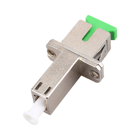 LC-APC Female to SC-APC Female Simplex Fiber Optic Adapter