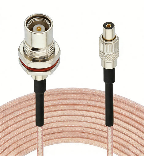 Mini BNC Female to BNC Female Video SDI Cable (75 Ohm)