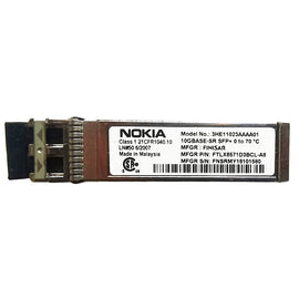 Nokia 3HE11023AAAA01 10GBASE-SR SFP+ Optical Transceiver